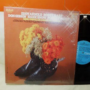 ~ Eddy Arnold, Don Gilson, Hank Snow, Porter Wagner ~ SING POPULAY COUNTRY SONGS